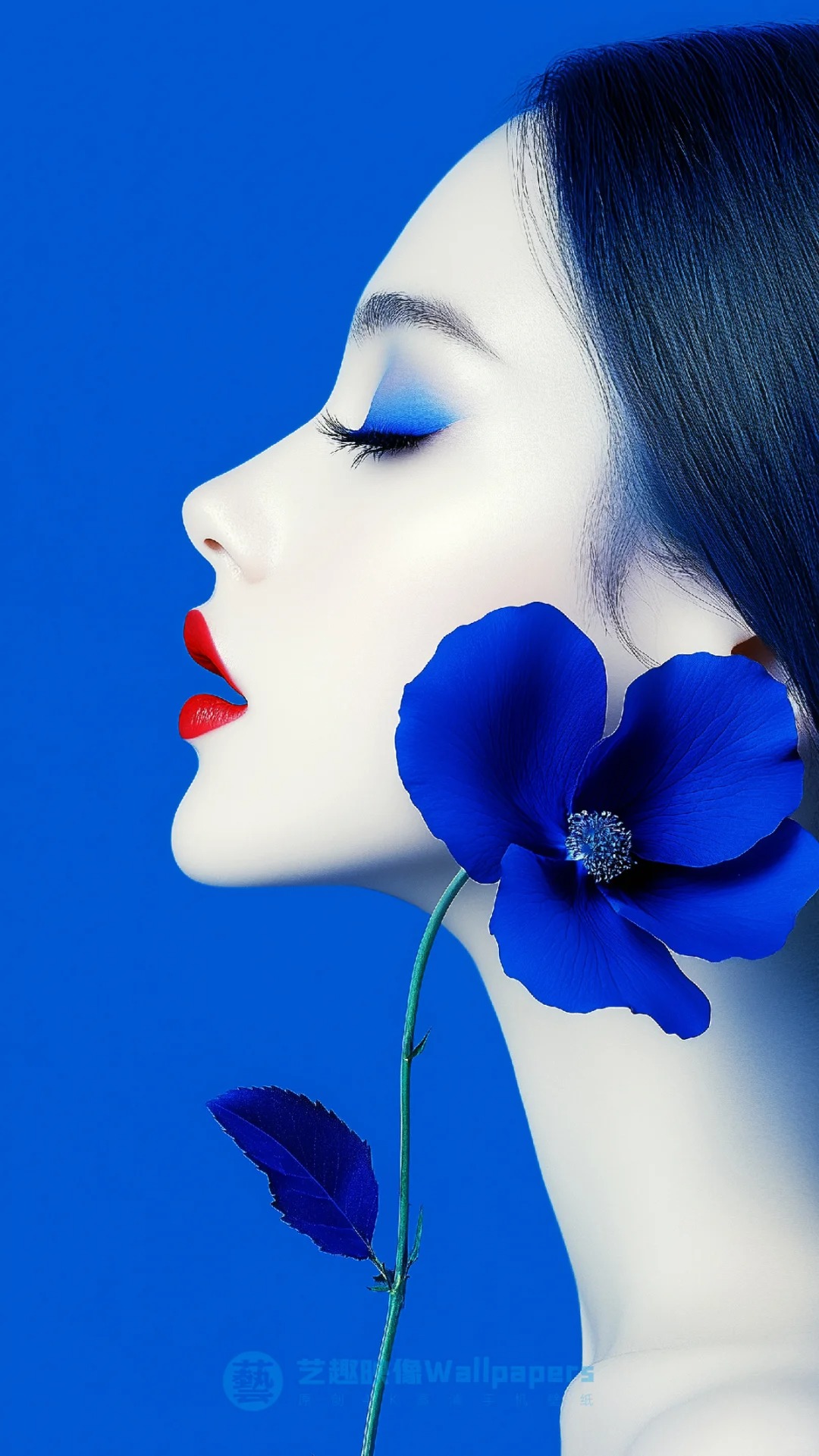 手机壁纸#D426丨💙克莱因蓝夏日少女💙_2_艺趣映像Wallpapers_来自小红书网页版.jpg