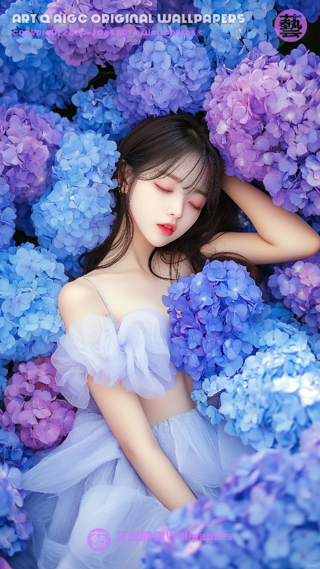 绣球花海里的梦幻少女丨主题手机壁纸#D376_2_艺趣映像Wallpapers_来自小红书网页版.jpg