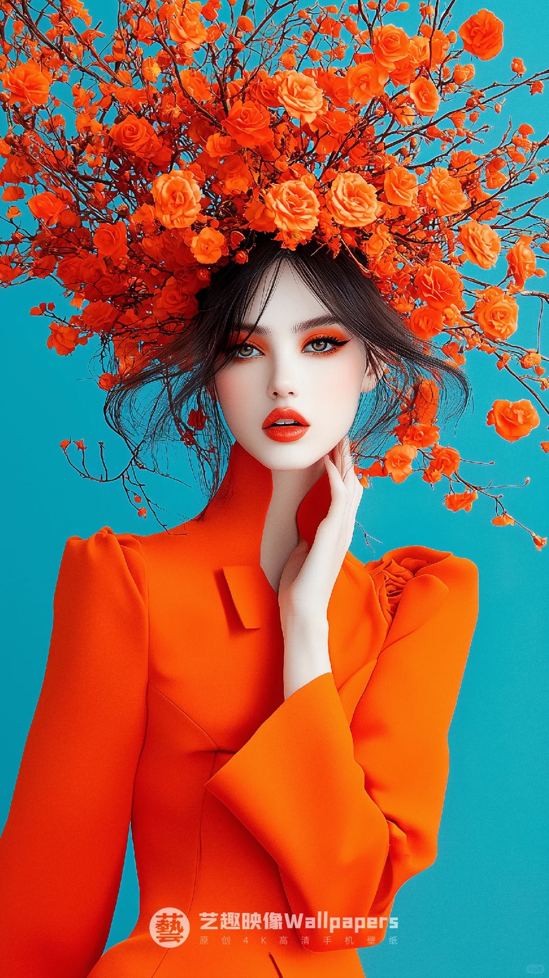 手机壁纸#D439丨青橙撞色花下丽人丨12P_8_艺趣映像Wallpapers_来自小红书网页版.jpg