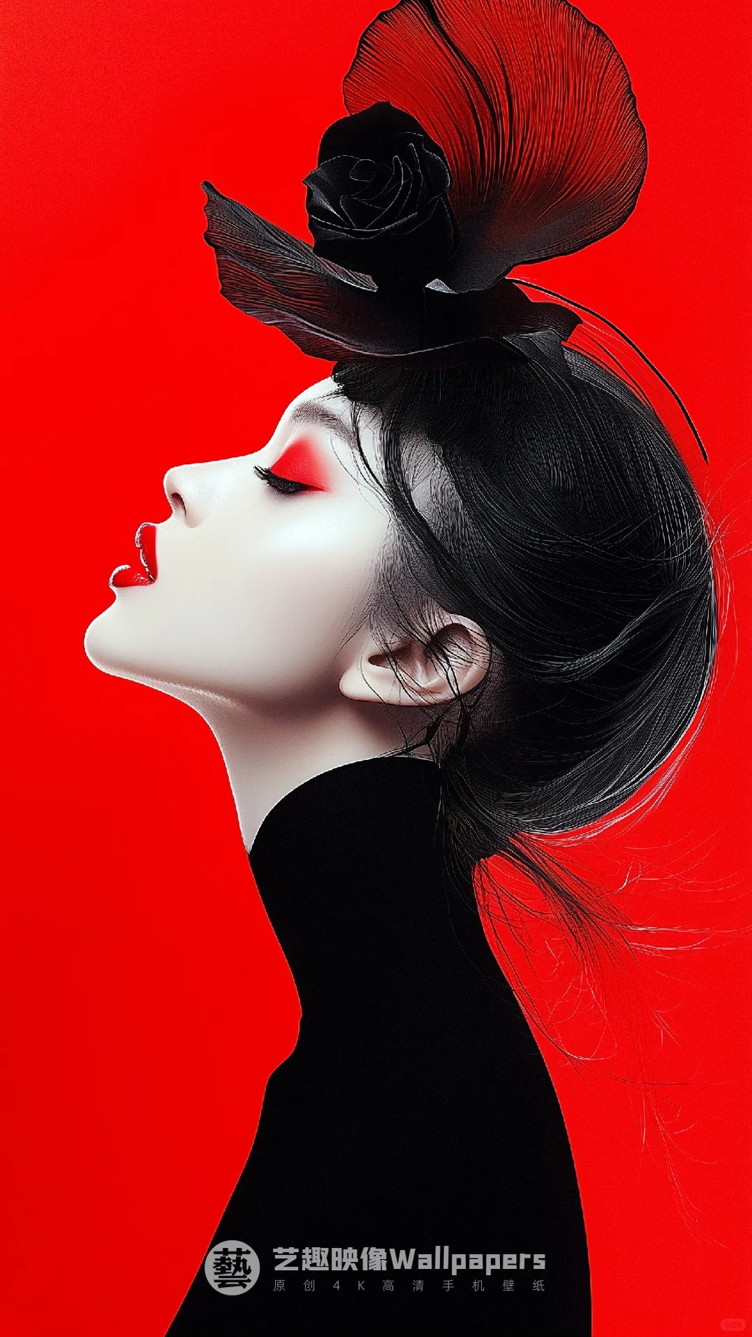 手机壁纸#D449丨红与黑之红唇轻吻玫瑰II_5_艺趣映像Wallpapers_来自小红书网页版.jpg