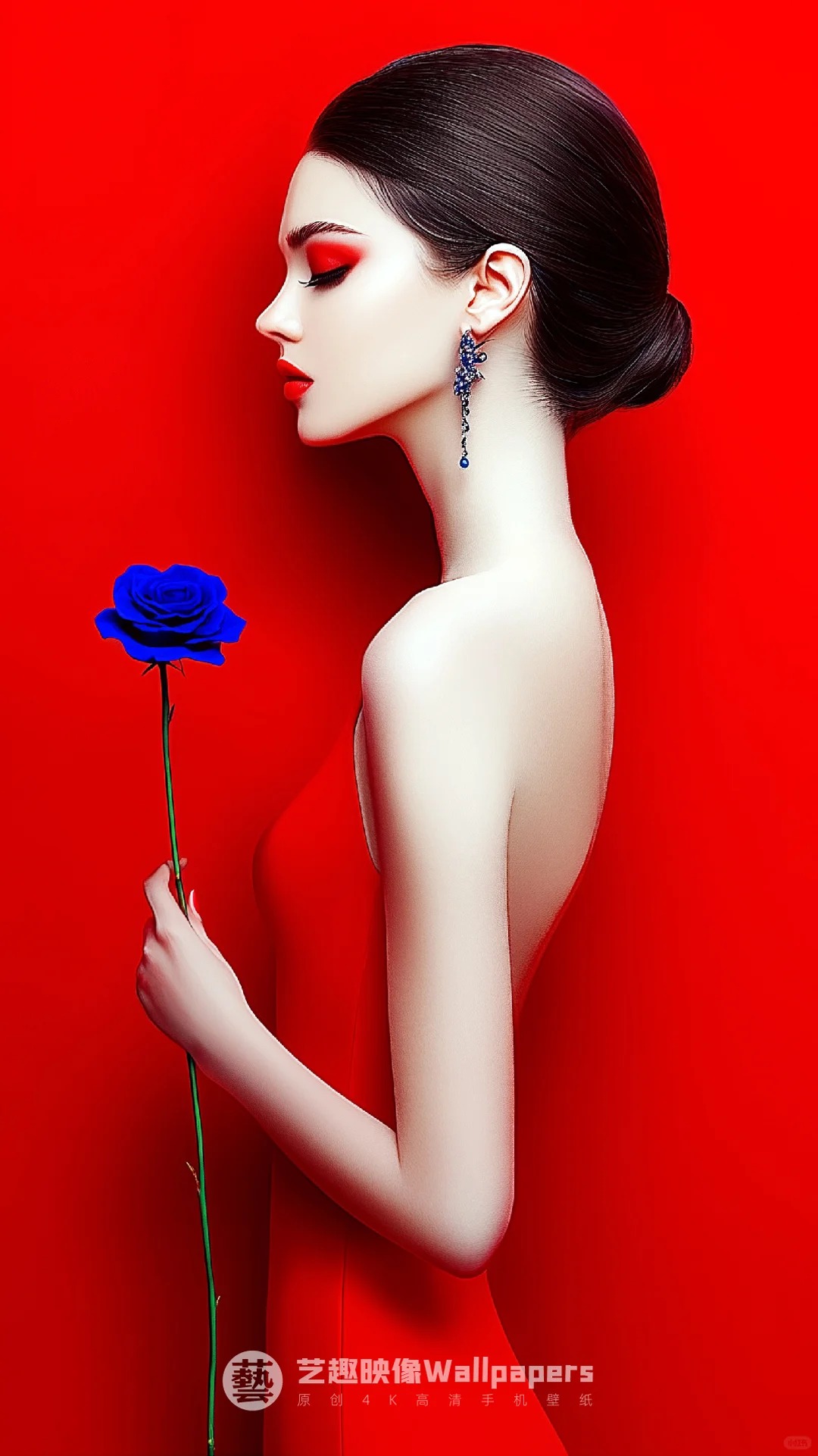 手机壁纸#D458丨💋蓝色玫瑰摩登女郎🌹_5_艺趣映像Wallpapers_来自小红书网页版.jpg