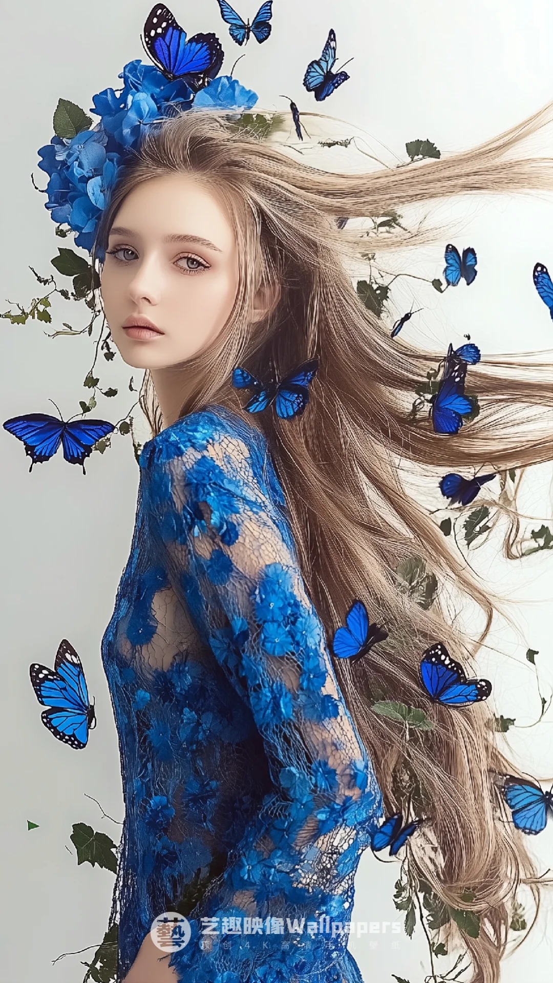 主题手机壁纸#D463丨蓝色蝴蝶少女_7_艺趣映像Wallpapers_来自小红书网页版.jpg
