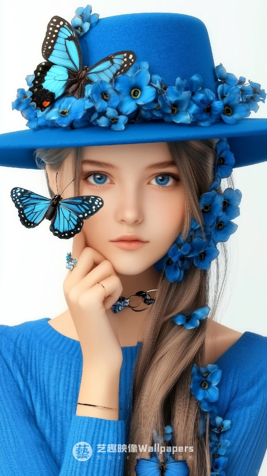 主题手机壁纸#D463丨蓝色蝴蝶少女_14_艺趣映像Wallpapers_来自小红书网页版.jpg